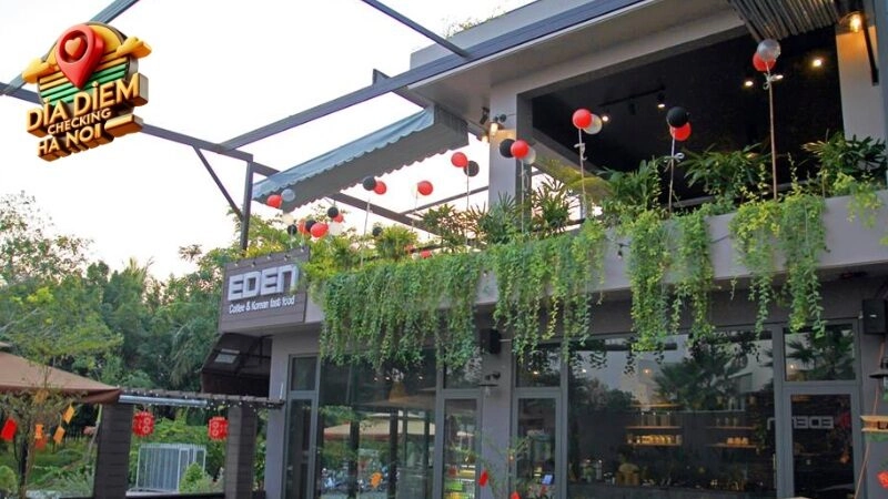 Eden Coffee Hồ Tây tầm nhìn đẹp mê hồn